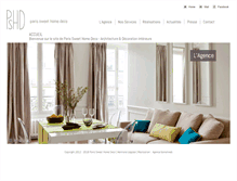 Tablet Screenshot of paris-sweet-home-deco.com